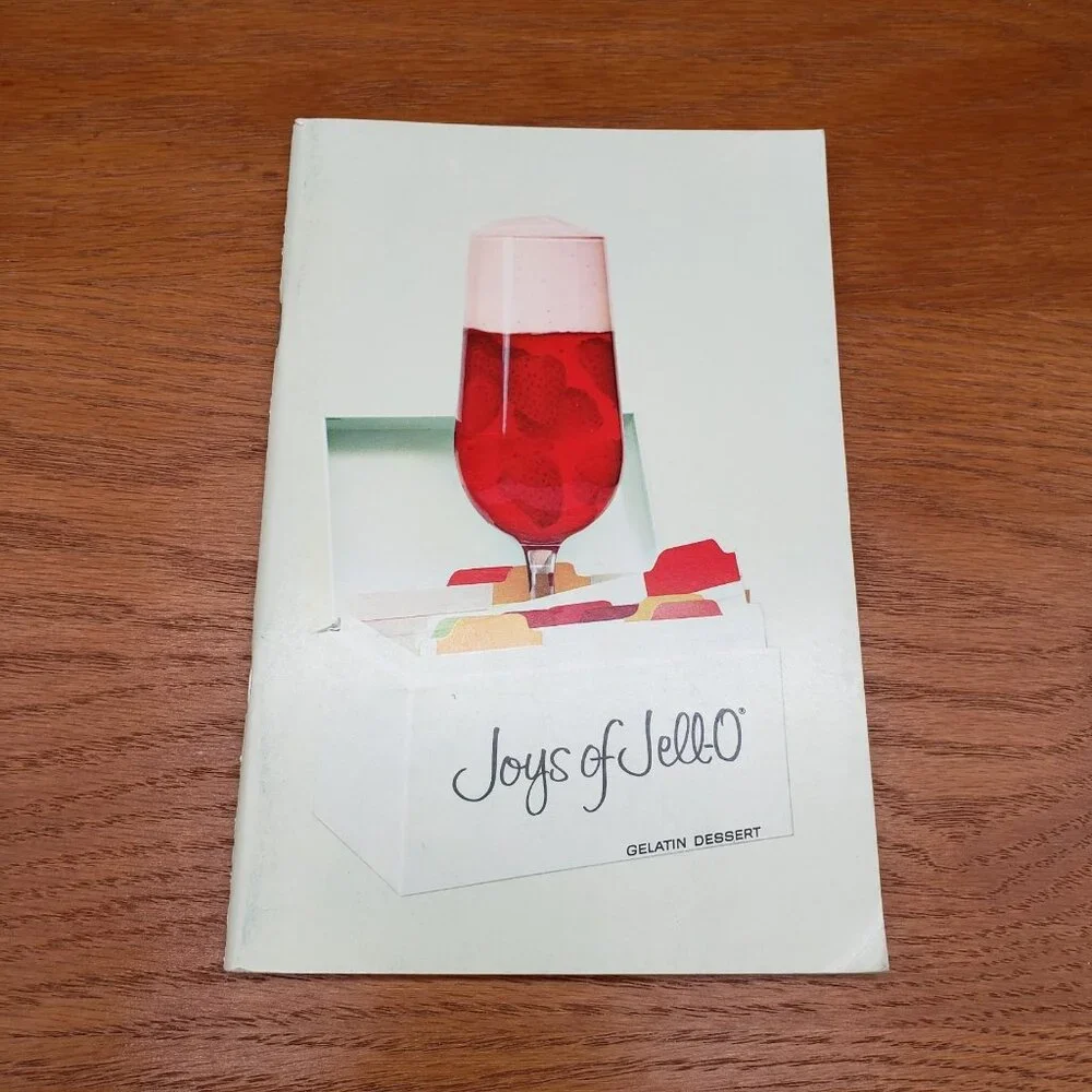 Joys of Jell-O Cookbook 3rd Edition 1st Printing Staple Bound Vintage Recipes